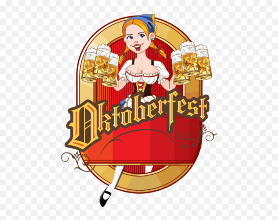 Oktoberfest Cartoon Pin Up Blond German Beer - Pin Up Girl Pin Up Girl Bread Logo Emoji,Oktoberfest Clipart