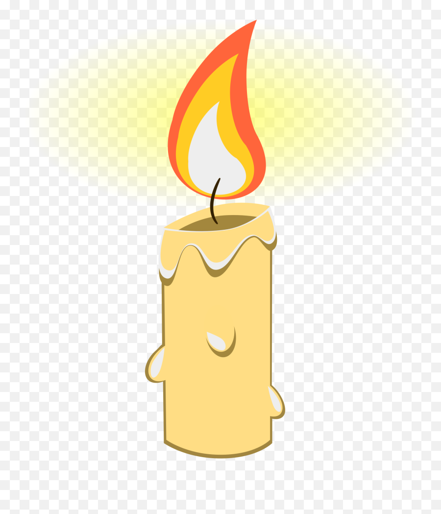 Free Candle Clip Art Pictures - Candle With Fire Clipart Emoji,Candle Clipart