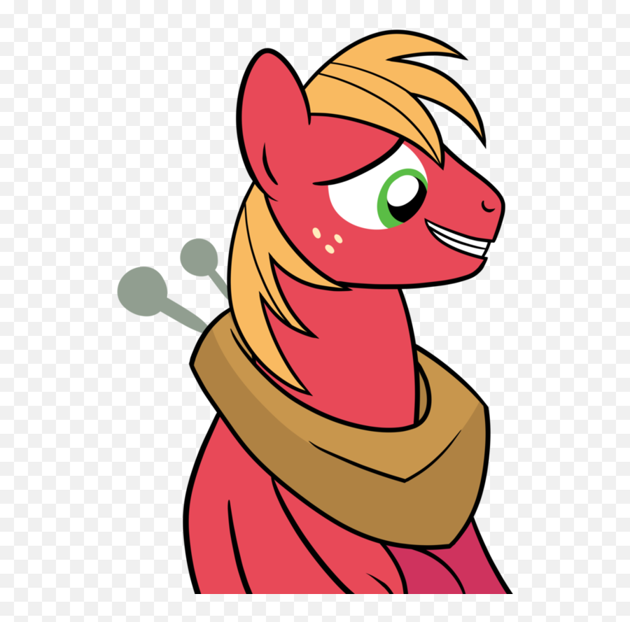 Drawponies Big Macintosh Earth Pony - Fictional Character Emoji,Nervous Clipart