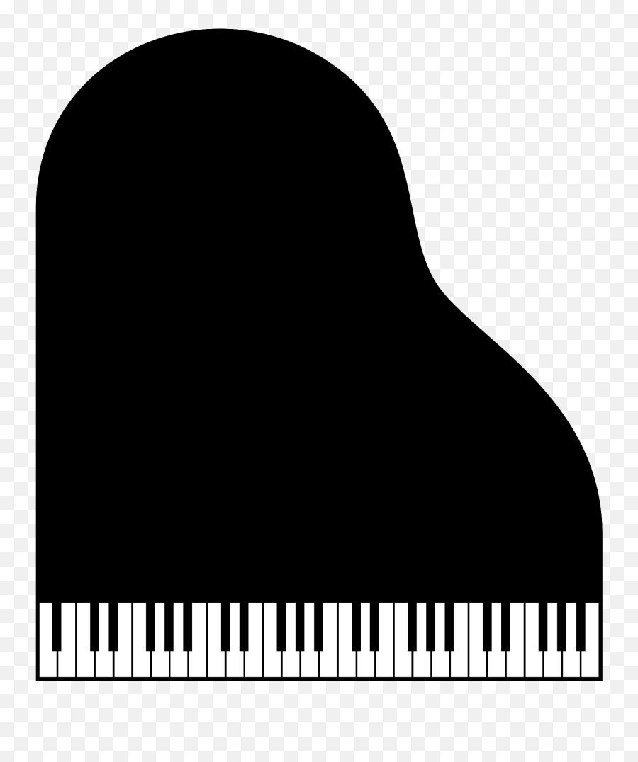 Grand Piano - Top View Clipart Free Download Transparent Piano Top Down Png Emoji,Grand Opening Clipart