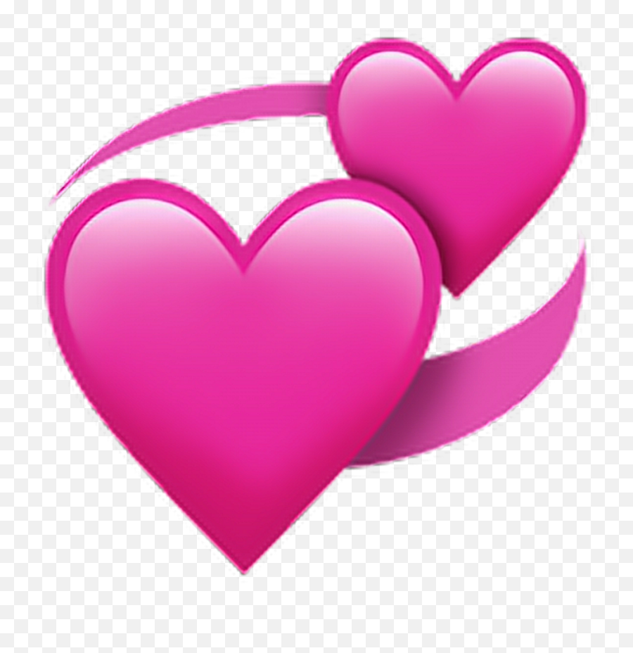 Pink Emoji Heart Transparent Background Png Png Arts - Heart Emoji Whatsapp Dp,Pixel Heart Transparent