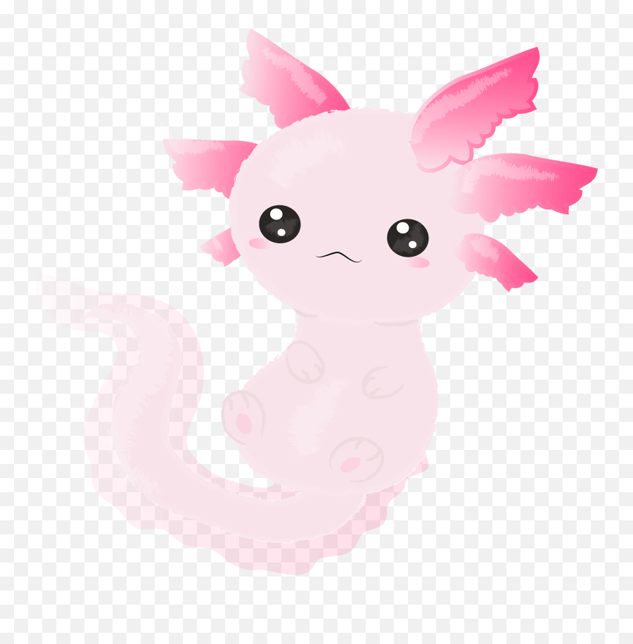 Axolotl Clipart - Dragon Emoji,Axolotl Clipart