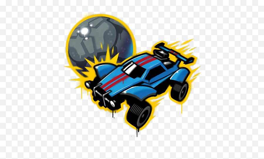 Rocket League - Rocket League Spray Fortnite Emoji,Rocket League Car Png