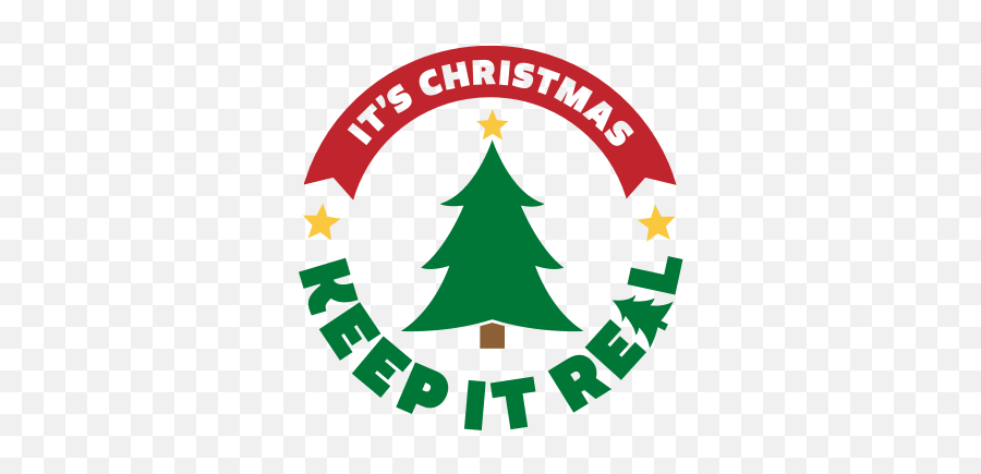 Get A Real Christmas Tree Emoji,Christmas Tree Logo