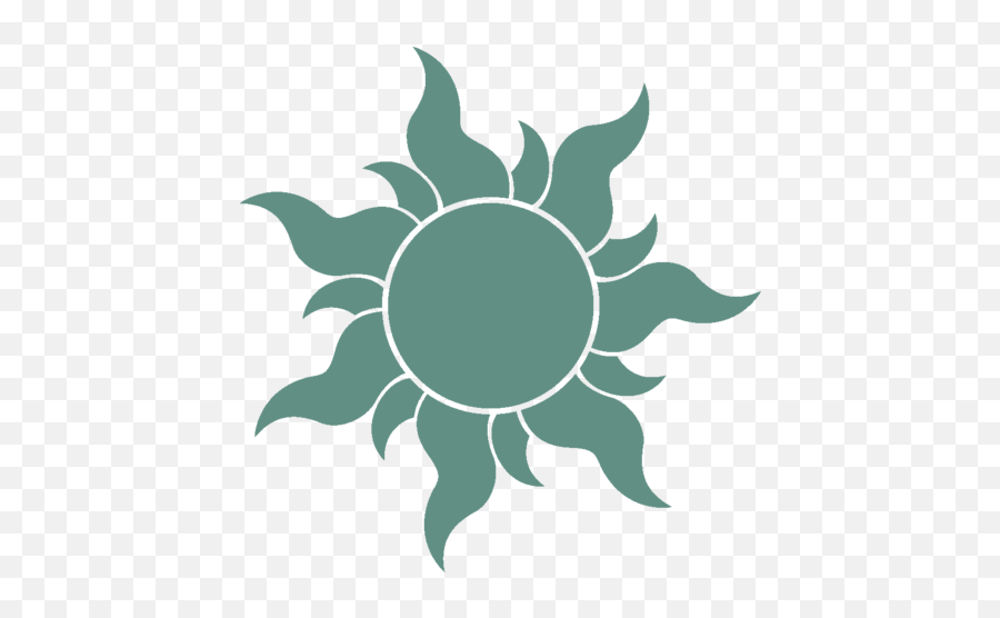 Sun Symbol Png Image With No Background - Tangled Sun Silhouette Emoji,Sun Transparent