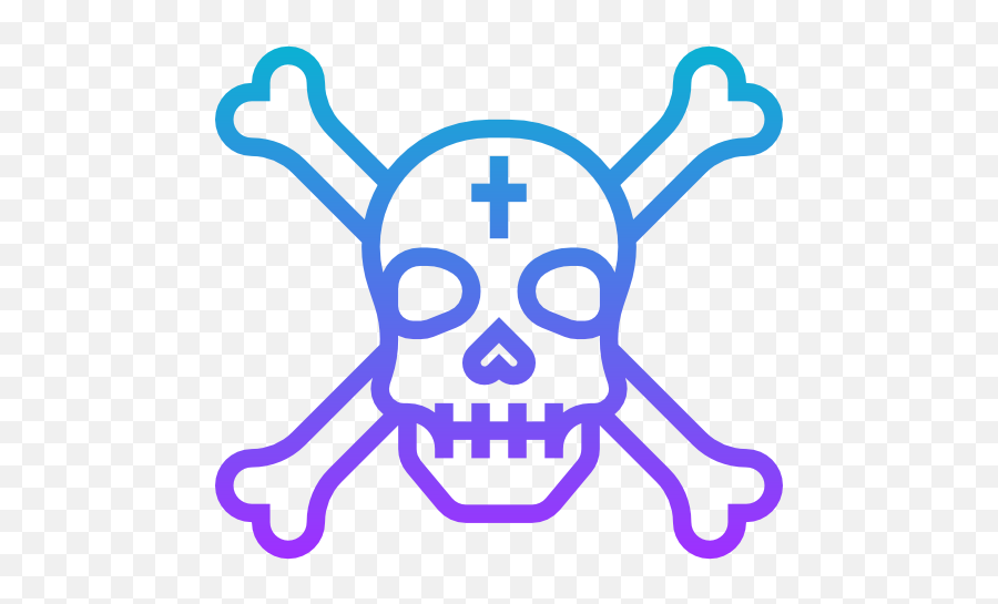 Free Icon Crossbone Emoji,Skull And Crossbones Transparent