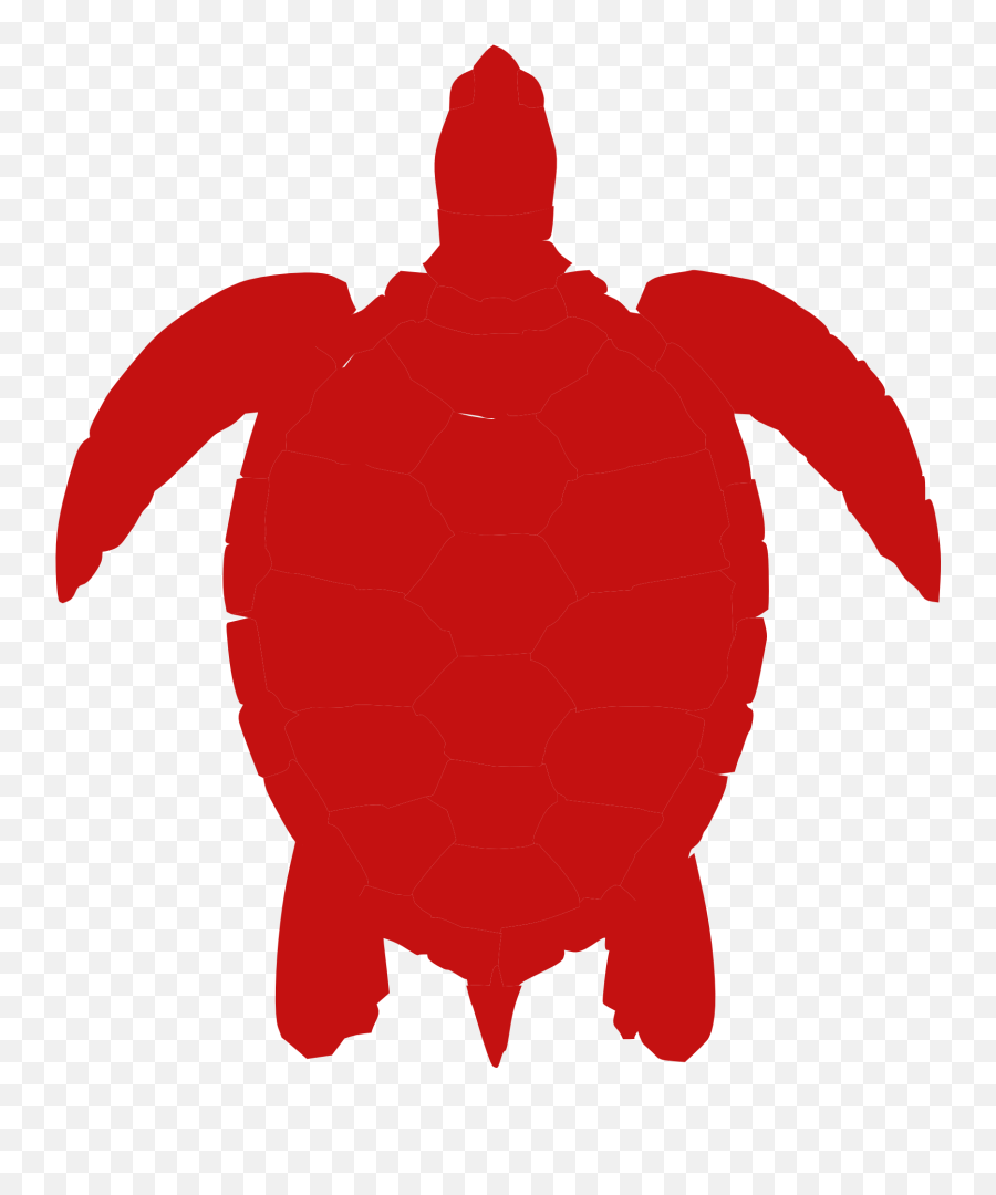 Red Turtle Clipart Free Image - Silhouette Turtle Vector Png Emoji,Turtle Clipart