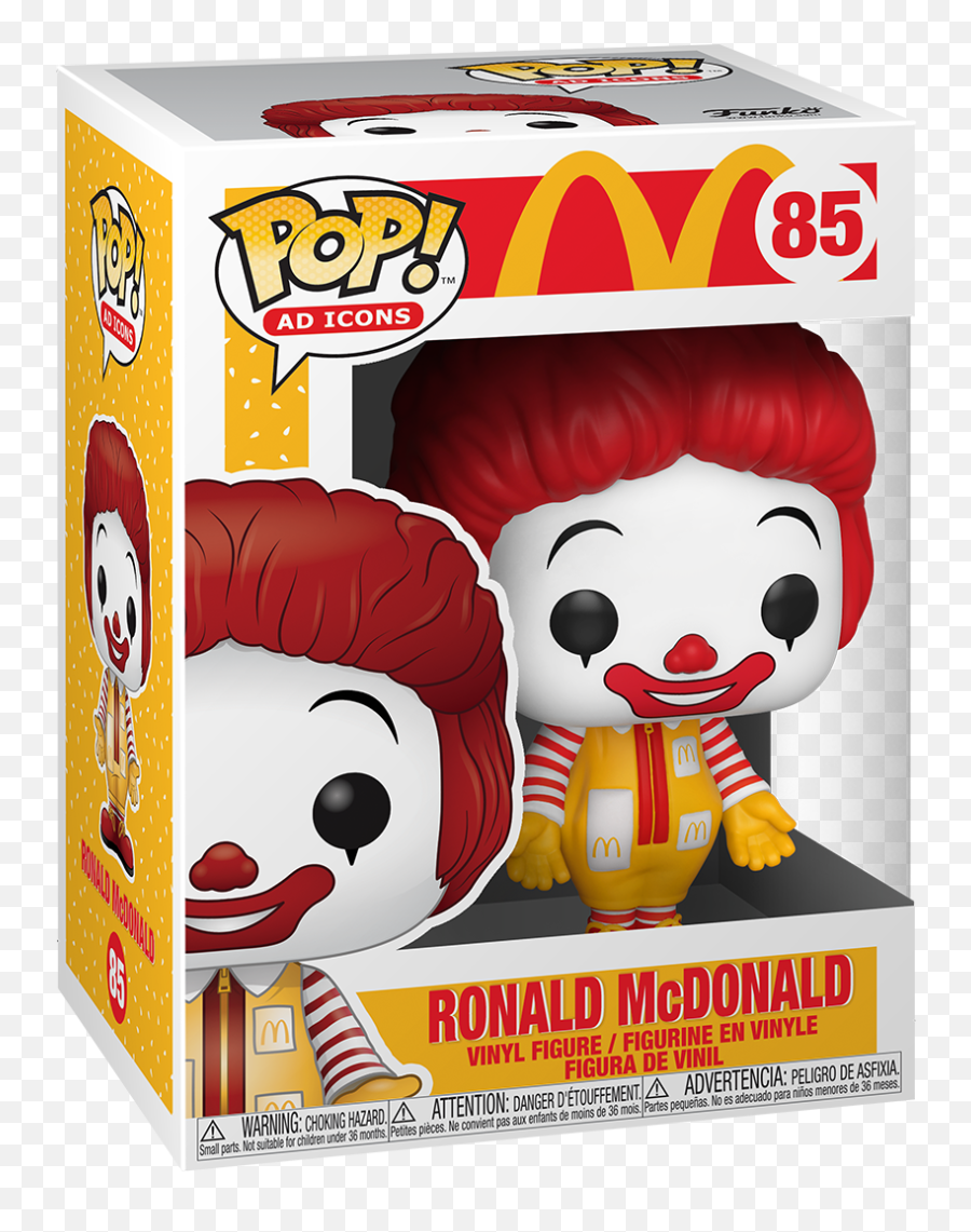 Funko Pop Ad Icons Ronald Mcdonald Emoji,Funko Pop Png