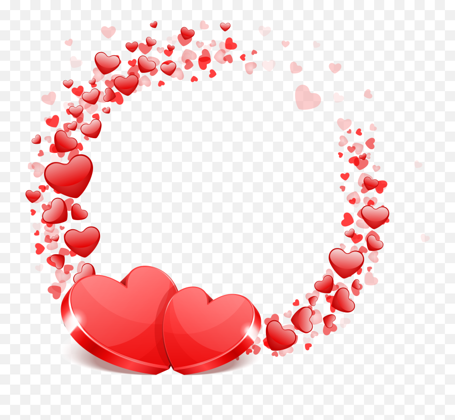 Happy Valentines Day Heart Png Clipart - Love Hearts Png Emoji,Heart Png