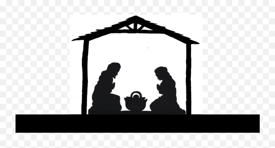 Christmas Nativity Scene Manger Clip Art - Night Scene Png Manjedoura De Natal Png Emoji,Manger Clipart