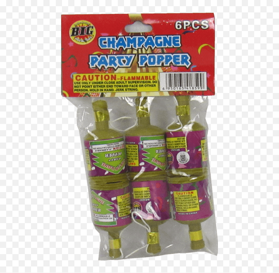 Champagne Party Poppers 6 Pack Pro Fireworks Emoji,Party Popper Png