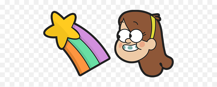 Gravity Falls Mabel Cursor - Gravity Falls Custom Cursor Emoji,Gravity Falls Logo