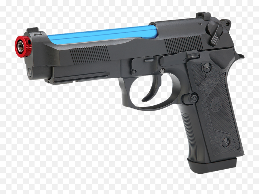 Recoil Enabled Training Pistol - Laser Ammo M9 Emoji,Red Laser Transparent