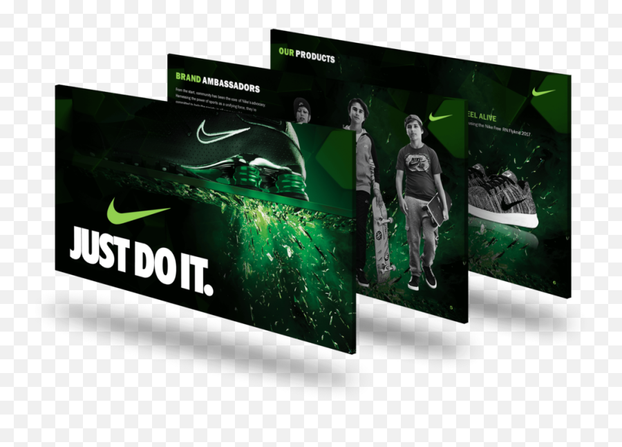 Presentation Pitch Deck Design Services - Nike Powerpoint Template Emoji,Powerpoint Logo