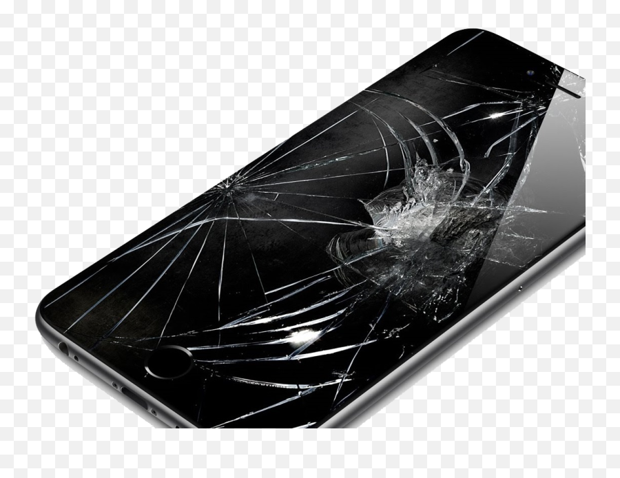 Screen Damage Iphone 7 Plus Black - Damage I Phone 7 Screen Emoji,Iphone 7 Png