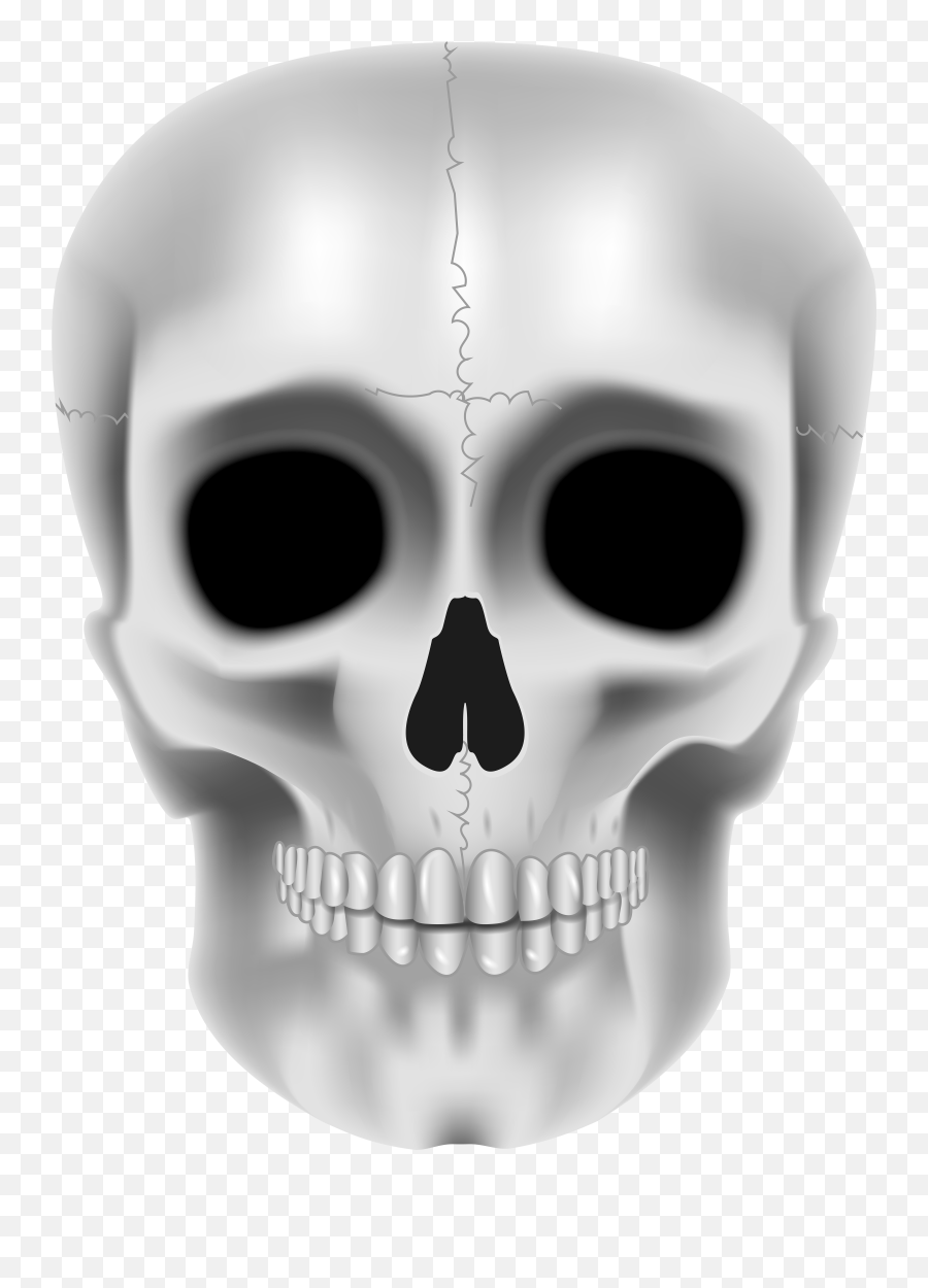Clipart Skull Rock Transparent Cartoon - Jingfm Skull Face Transparent Emoji,Skull Clipart