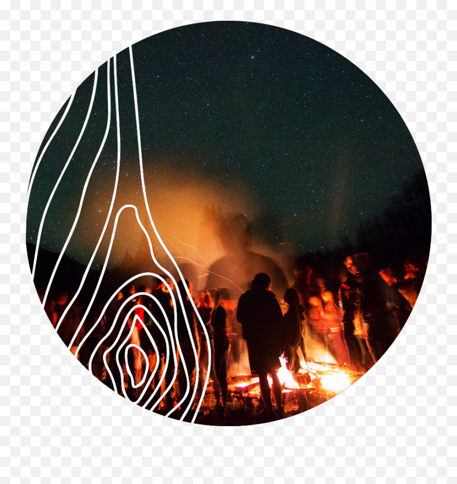 Bonfire - Halloween Bonfire In Ireland Clipart Full Size Camping Party Emoji,Bonfire Clipart
