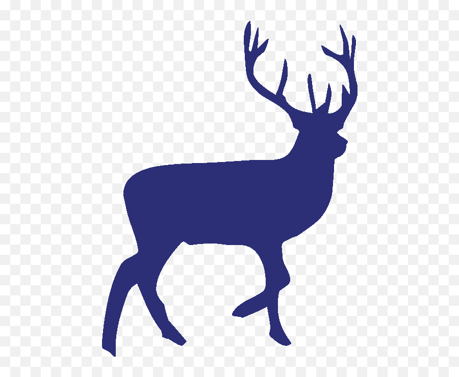 Transparent Reindeer Silhouette Png - Novocomtop Reindeer Clipart Silhouette Free Emoji,Deer Head Clipart
