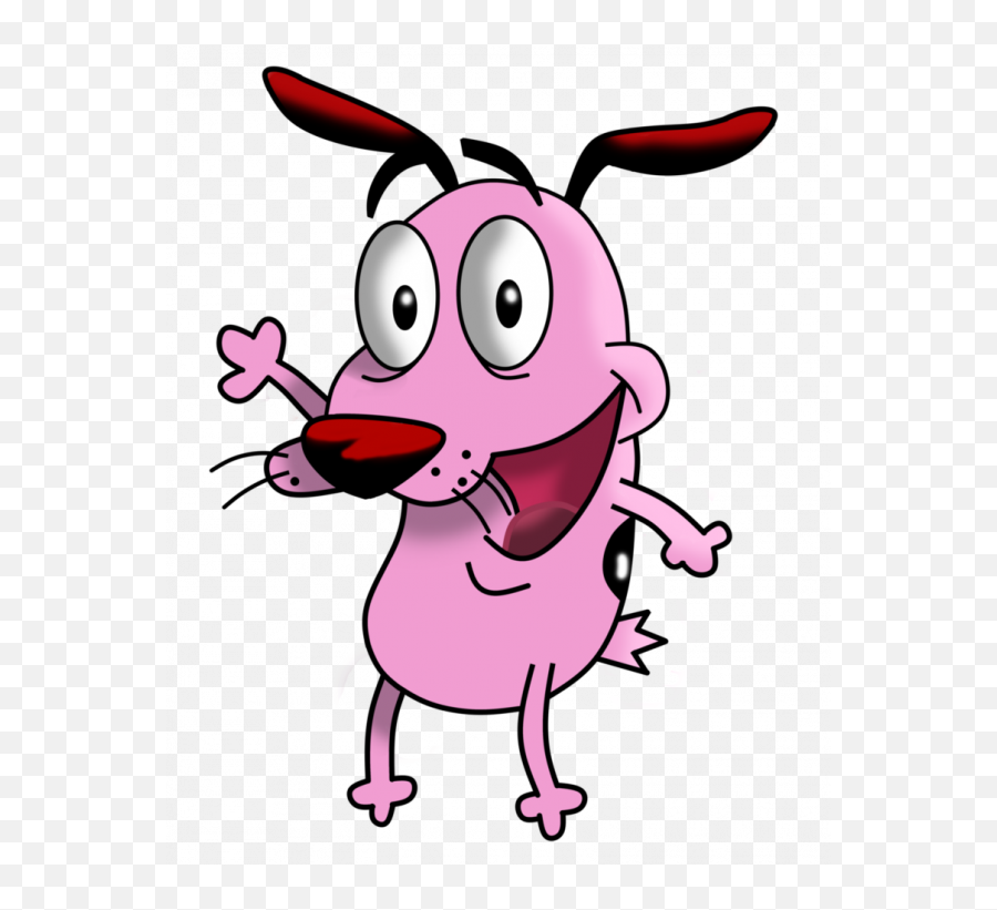 Courage The Cowardly Dog Transparent Png Transparent Images Emoji,Dog Transparent Background