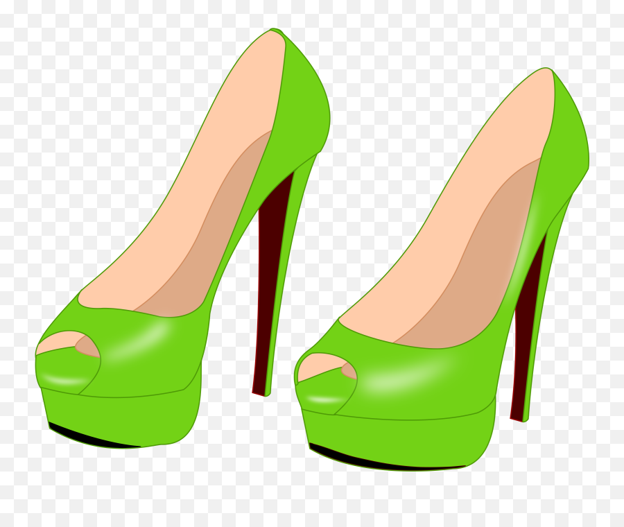 High - Clip Art Cartoon High Heel Emoji,High Heel Clipart