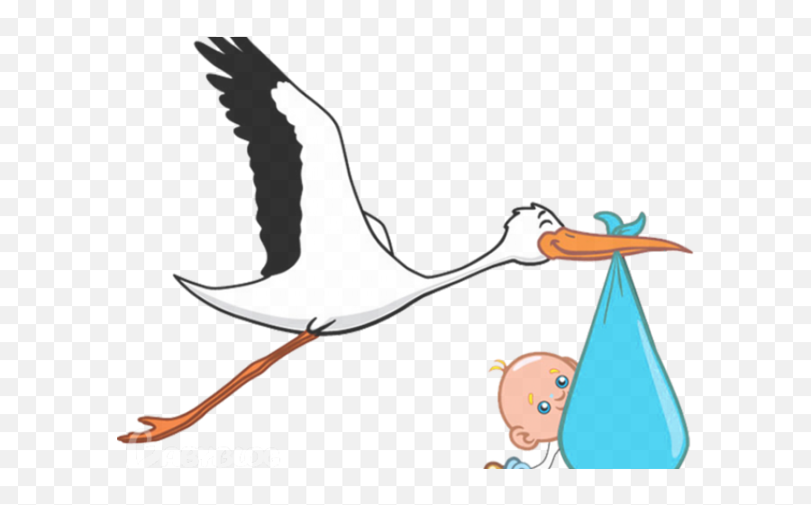 Stork Clipart Transparent - Procréation Médicalement Assistée Exposé Emoji,Stork Clipart