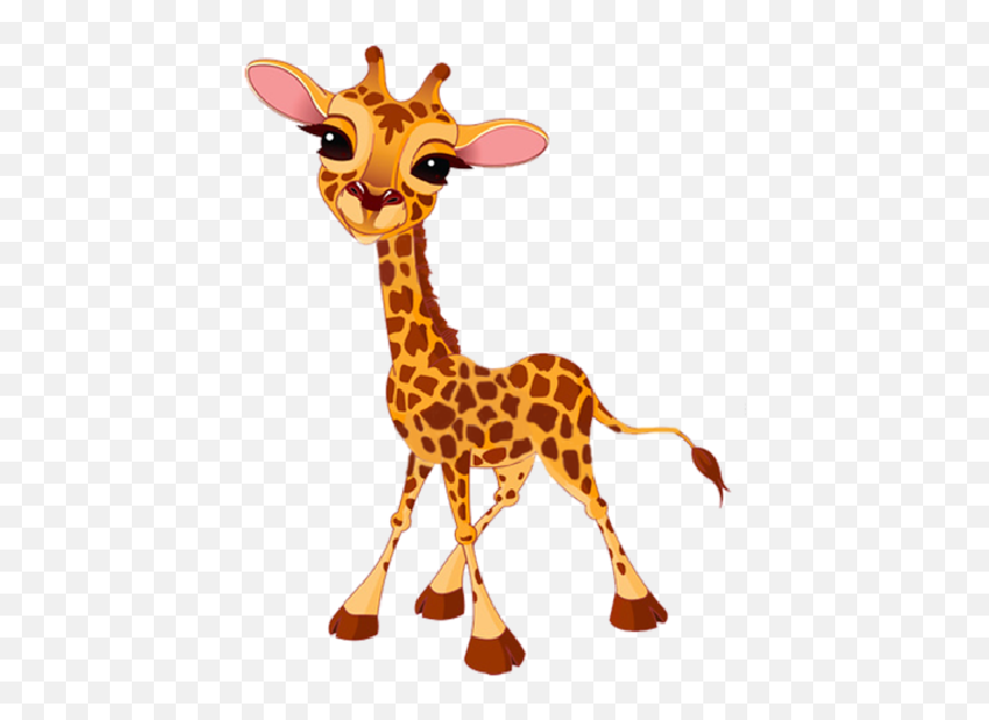 Giraffe Cartoon Png - Giraffe Cartoon Images Png Riyadh Zoo Emoji,Giraffe Clipart Black And White