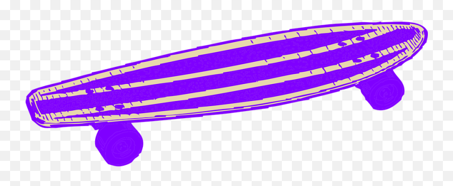 Free Vector Graphic Skateboard Purple Isolated Blue Clipart - Skateboard Silhouette Emoji,Purple Clipart