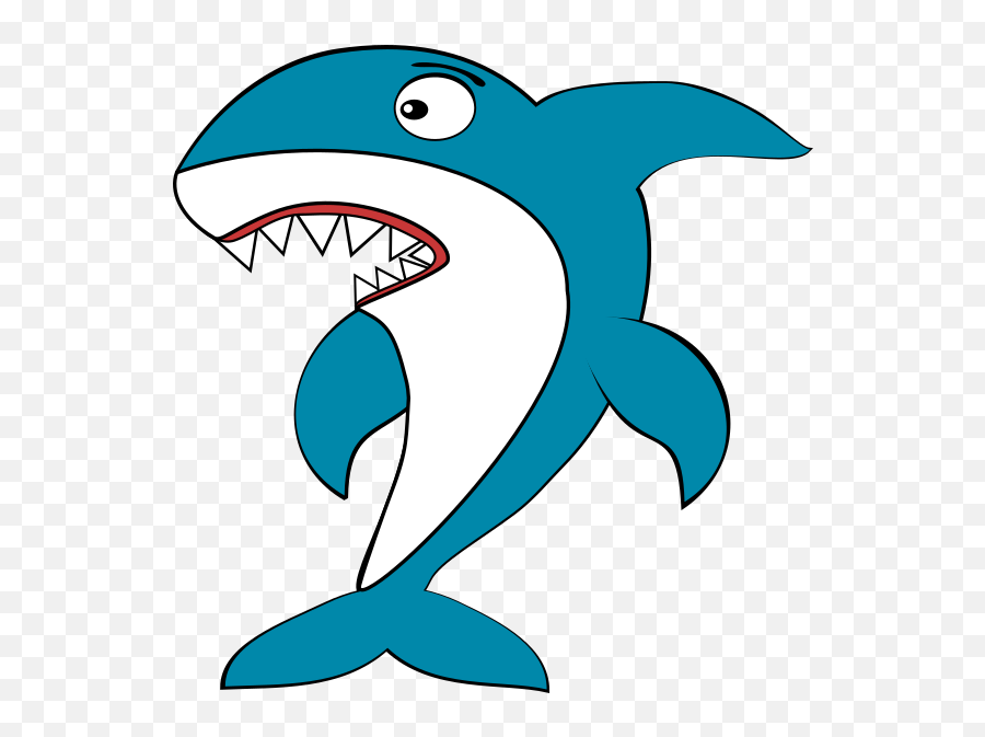 Standing Fish Clipart Svg Free Shark Standing - Shark Shark Clipart Transparent Background Emoji,Fish Clipart