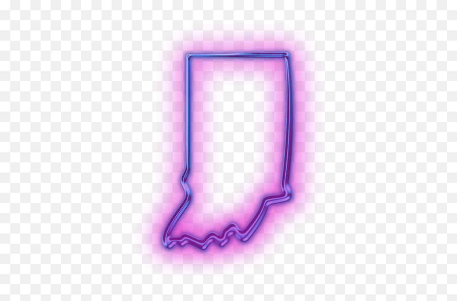 Indiana Icon - Purple State Of Indiana Outline Emoji,Indiana Clipart