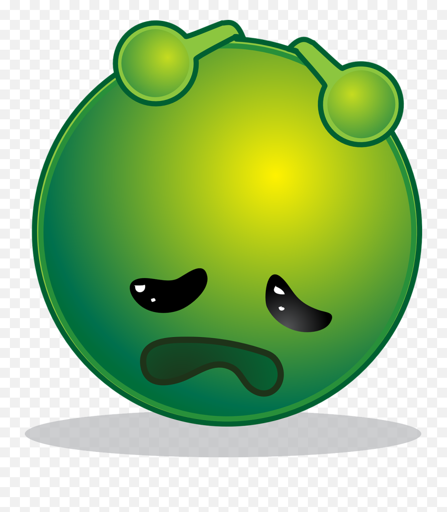 Green Smiley Clipart - Whatsapp Dp For Alien Emoji,Smiley Clipart