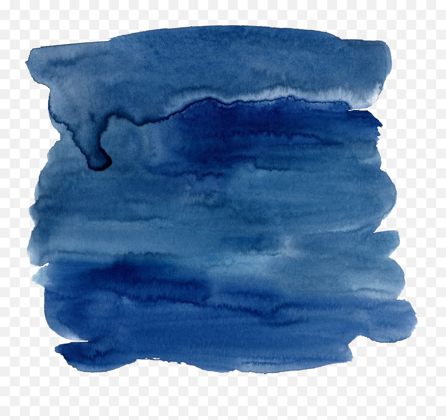 Blue Watercolor Painting Ink Dark Blue - Ombre Dark Blue Watercolor Background Emoji,Watercolor Png