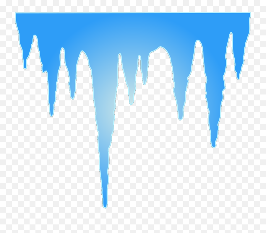 Icicle Blue Svg Vector Icicle Blue Clip Art - Svg Clipart Vertical Emoji,Icicle Clipart