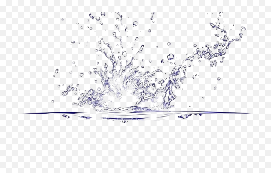 Water Drop Splash Free Frame Clipart - White Transparent Background Water Splash Emoji,Water Splash Png
