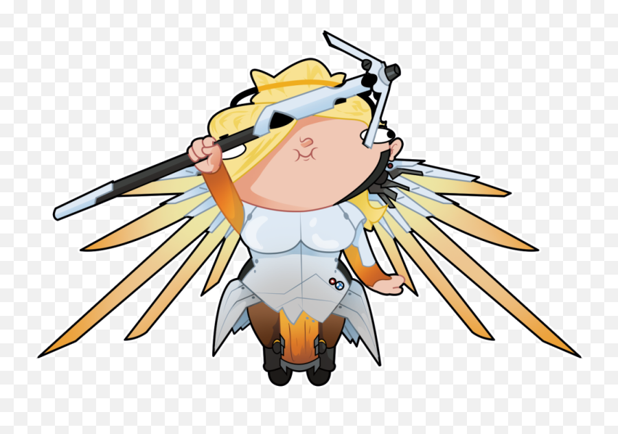 Mercy Emotes Transparent Png Image With - Discord Funny Overwatch Emote Emoji,Mercy Transparent