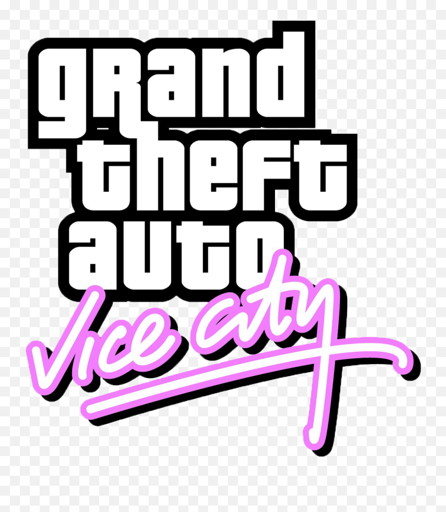 Download Gta 5 Logo Png Transparent - Grand Theft Auto Vice Gta Vice City Logo Transparent Emoji,Gta 5 Logo