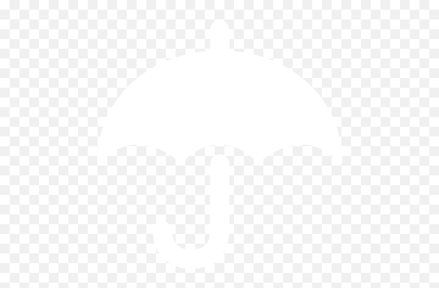 White Umbrella Icon - White Umbrella No Background Emoji,Transparent Umbrella