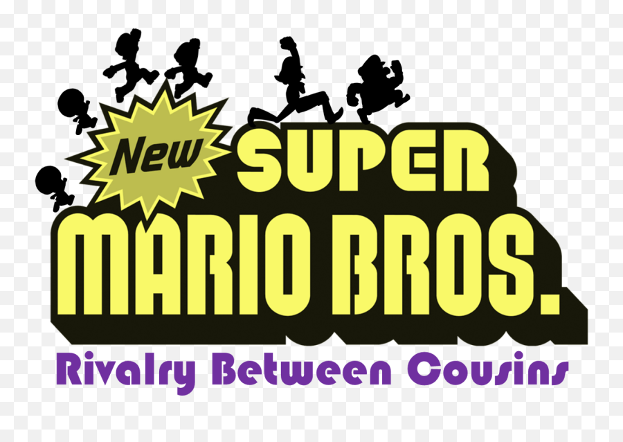 Mario Bros Logo Png Image Library - New Super Mario Bros Emoji,New Super Mario Bros Logo