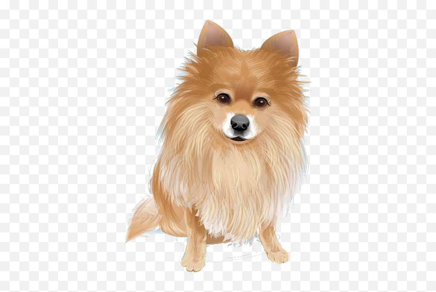 Cute Dogs Emoji,Pomeranian Clipart