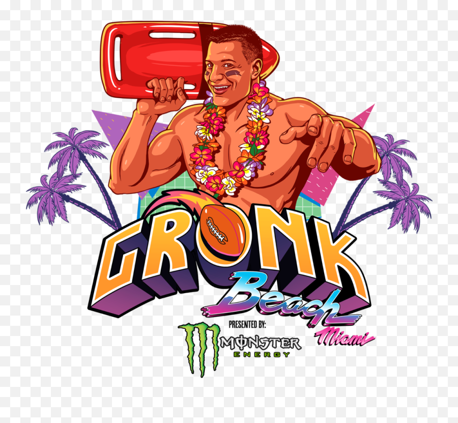 Gronk Super Bowl Party Featuring Emoji,Superbowl 53 Logo