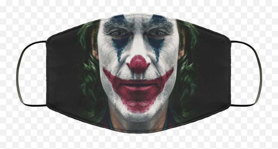 Joker Face Mask Reusable Washable Emoji,Joker Face Png