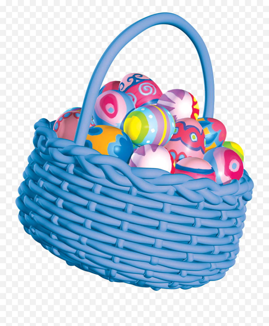 Download Hd Easter Basket Png Photos - Easter Basket Clipart Easter Basket Clip Art Emoji,Basket Clipart