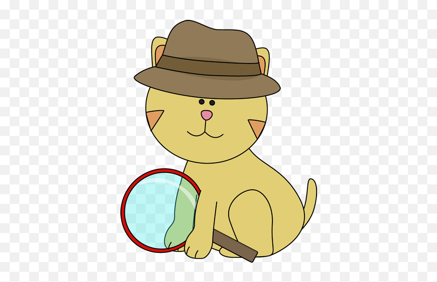 Sunday School Themes Detective Theme - Clipart Of Cat With Hat Emoji,Detective Clipart