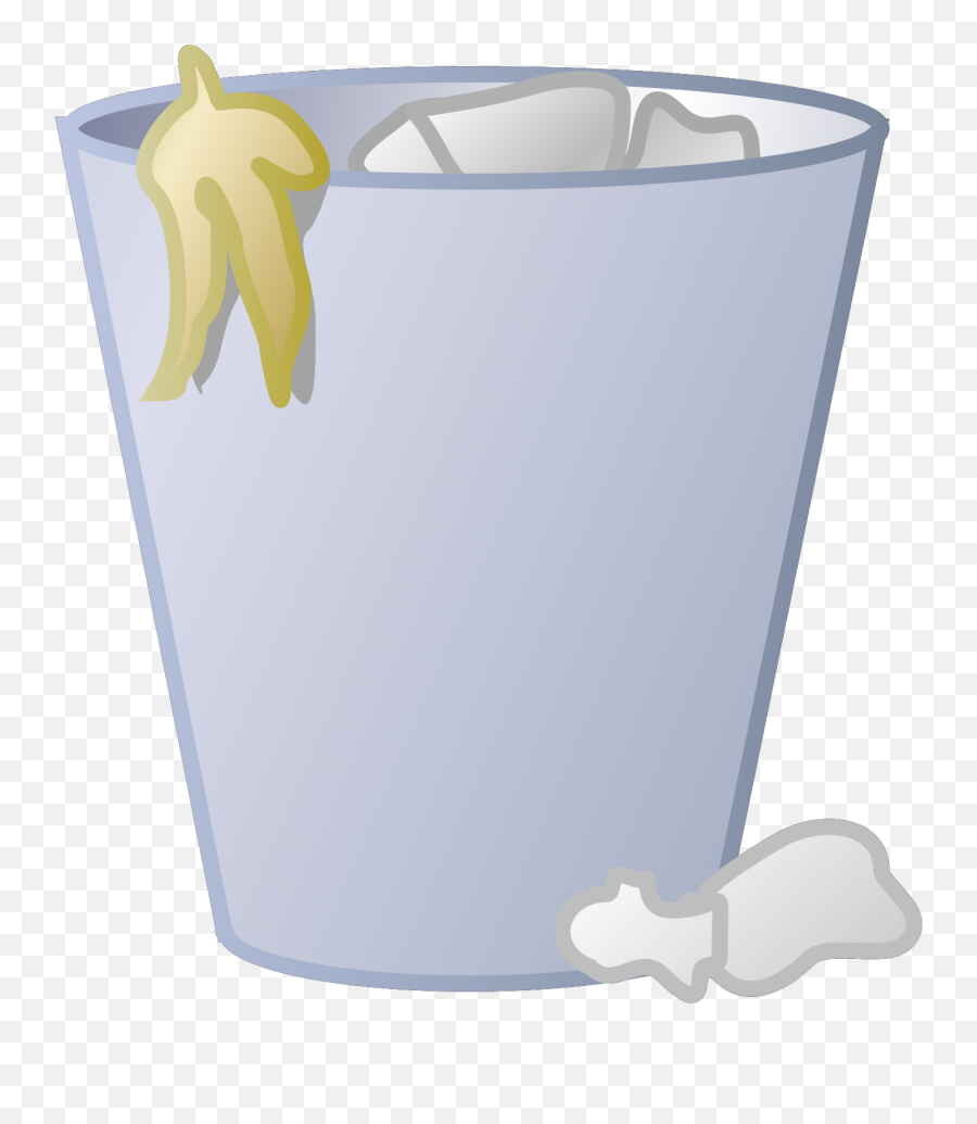 Full Trash Can Clip Art - Waste Container Emoji,Trash Can Clipart