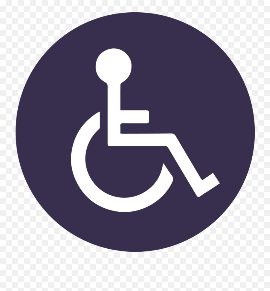 Disabled Handicap Symbol Png - Ada Compliant Emoji,Handicap Logo