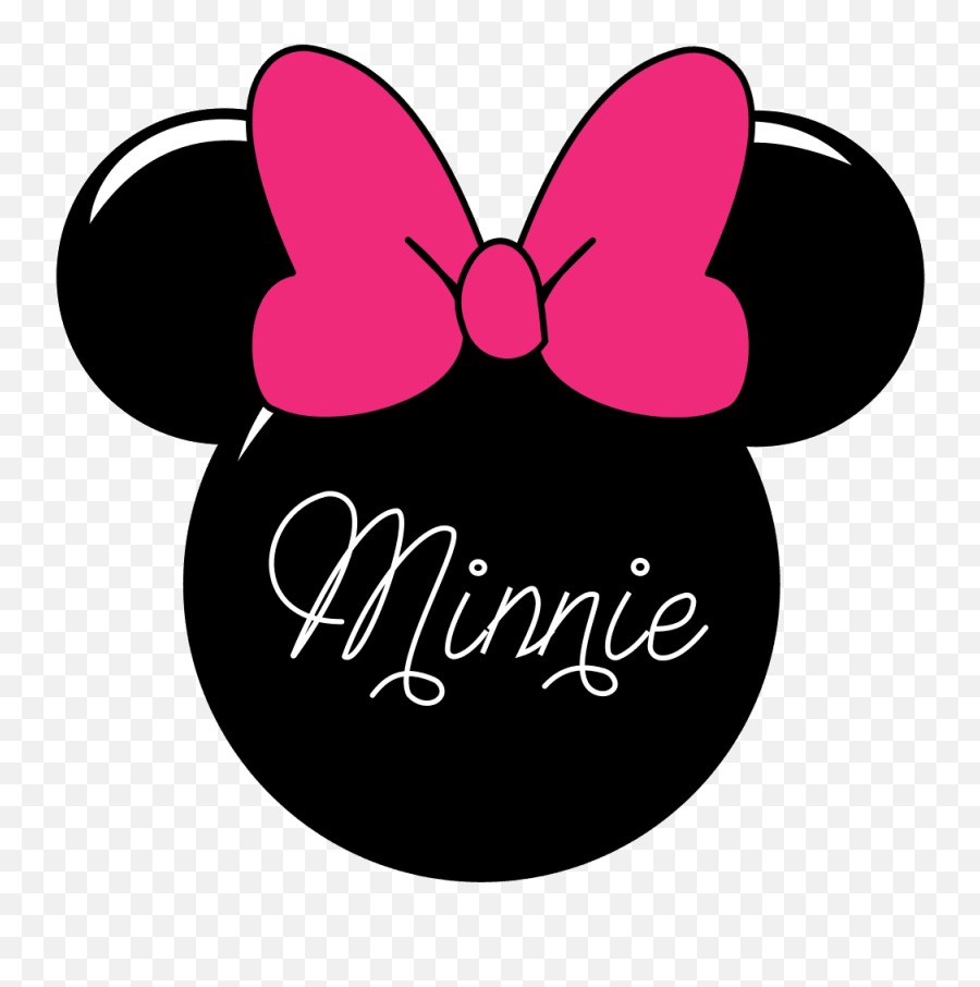 Minnie Mouse Heart Transparent Clipart - Minnie Mouse Logo Emoji,Mouse Transparent
