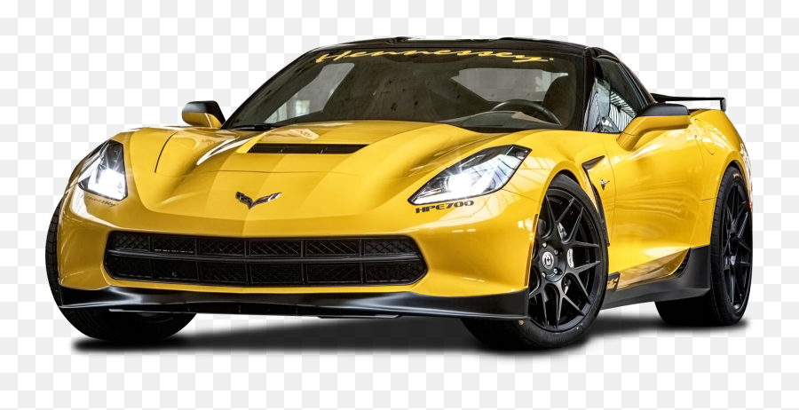 Yellow Ruffer Performance Chevrolet Corvette Stingray - Yellow Car Corvette Png Emoji,Stingray Clipart