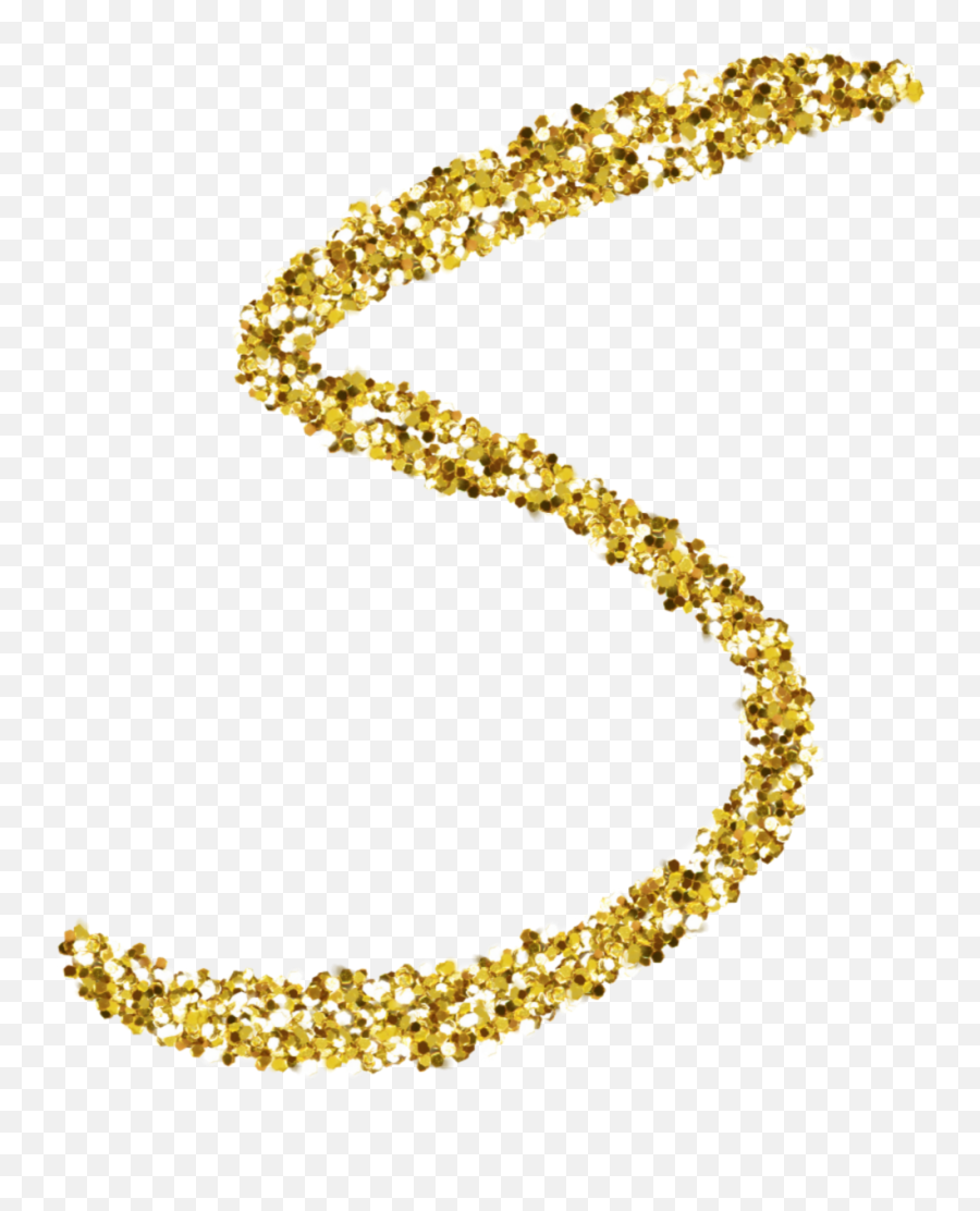 Glitter Alphabet Png Transparent Image Png Mart - Gold Glitter Chain Png Emoji,Gold Glitter Transparent Background