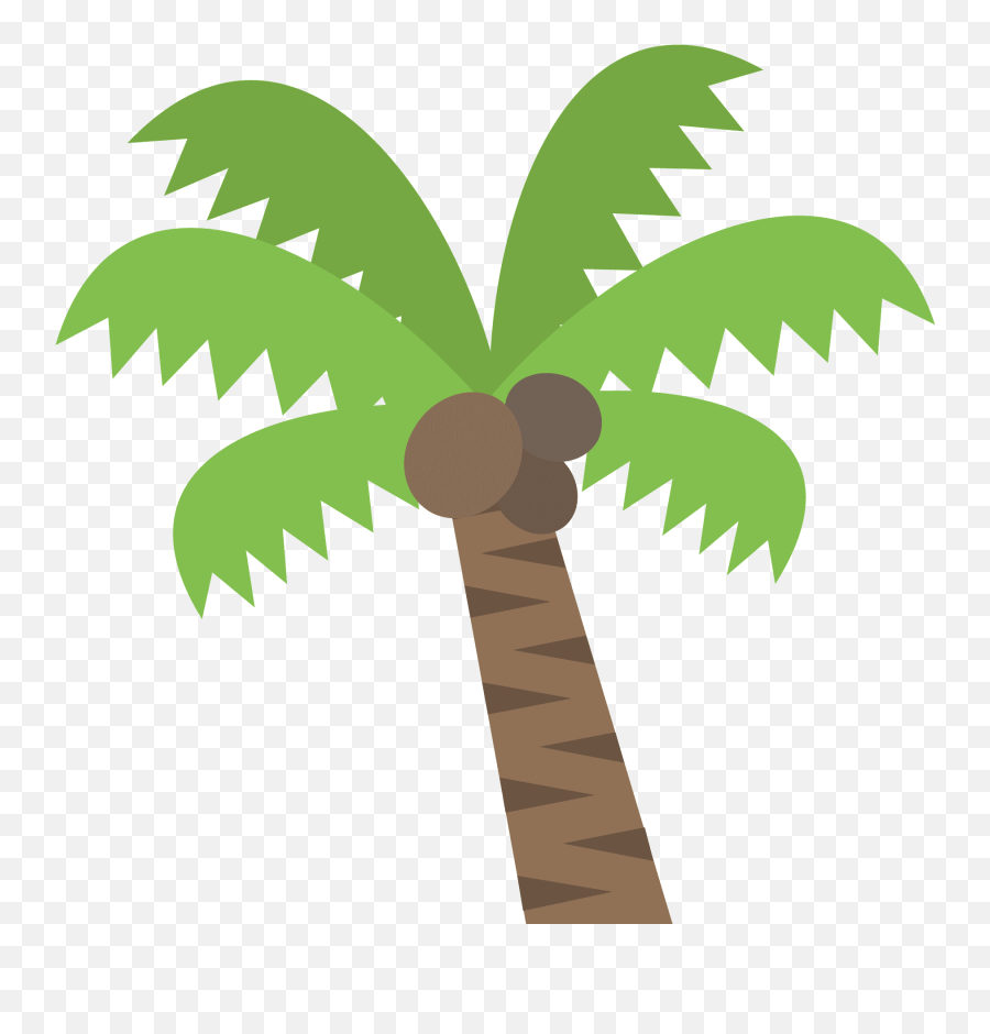 Palm Tree Emoji Clipart Free Download Transparent Png - Transparent Background Palm Tree Emoji,Palm Tree Leaf Png