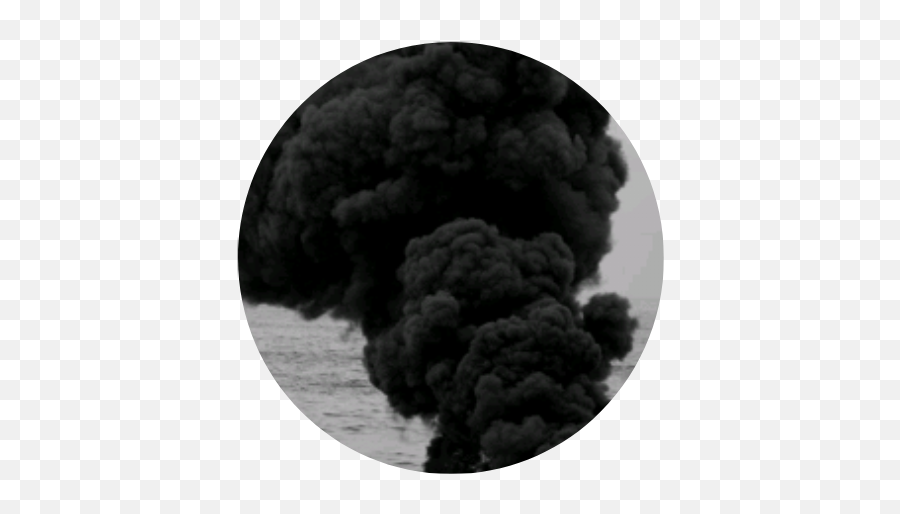 Smoke Black Grey Circle Sticker - Black Grey Aesthetic Emoji,Grey Circle Png