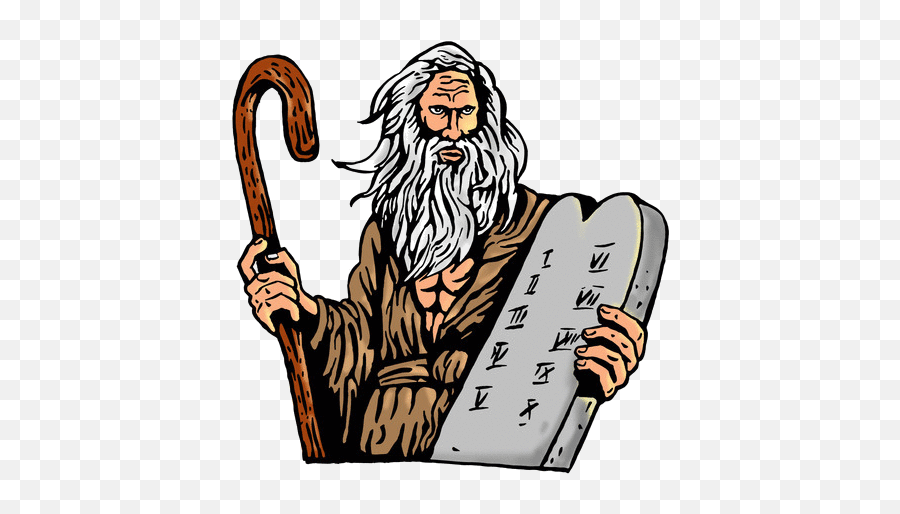 Grace Vs - Clipart Moses Ten Commandments Emoji,10 Commandments Clipart